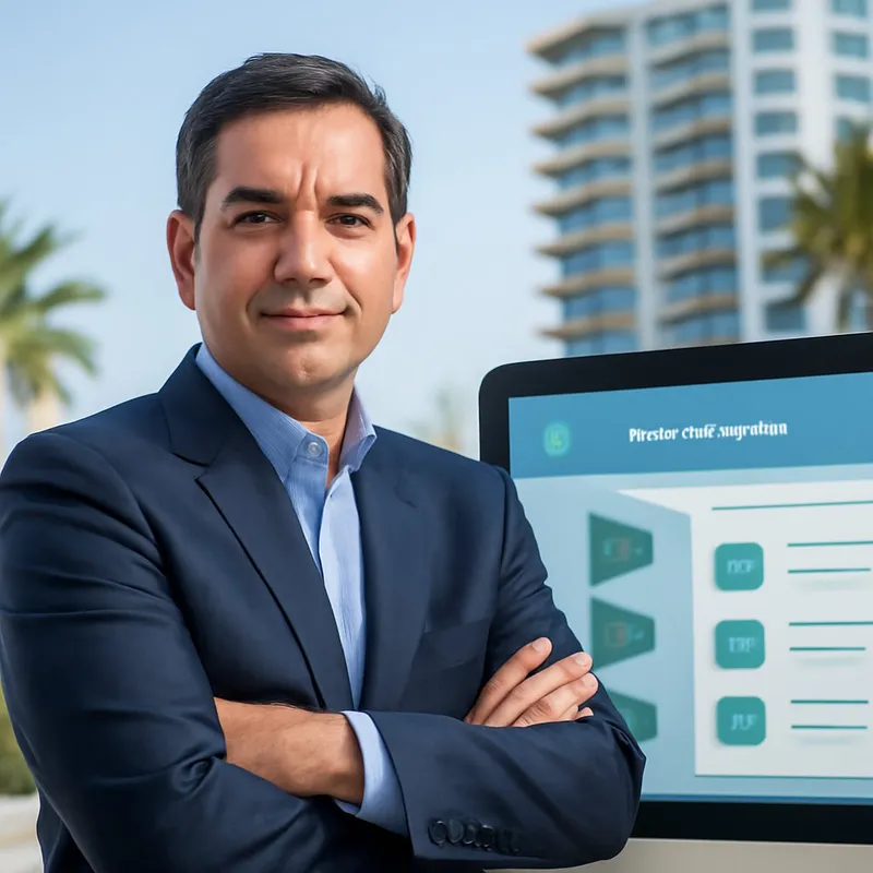 Resident portal screenshot